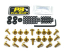 Aluminium Fairing Bolt Kit Gold For Kawasaki ZX-6 R 600 2009-2012