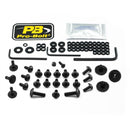 Aluminium Fairing Bolt Kit Black For Aprilia RSV4 1000 RF ABS 2015-2018