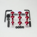 Aluminium Fairing Bolt Kit Red For Triumph STREET TRIPLE 765 R ABS 2017-2023