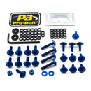 Aluminium Fairing Bolt Kit Blue For Yamaha YZF-R6 600 2008-2016