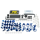 Aluminium Fairing Bolt Kit Blue For Yamaha YZF-R1 1000 ABS 2015-2022