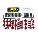 Aluminium Fairing Bolt Kit Red For Yamaha MT-10 ABS 2016-2021