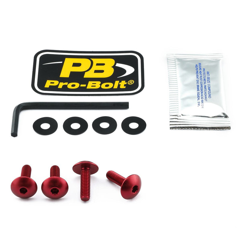Aluminium Screen Bolt Kit Red For Honda CB 1000 R ABS 2018-2021