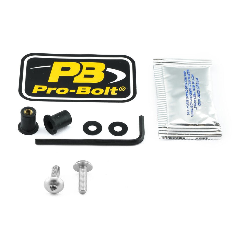Aluminium Screen Bolt Kit Silver For BMW R 1150 GS 2004