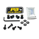 Aluminium Screen Bolt Kit Black For Kawasaki ZX-10 R 1000 2016-2019