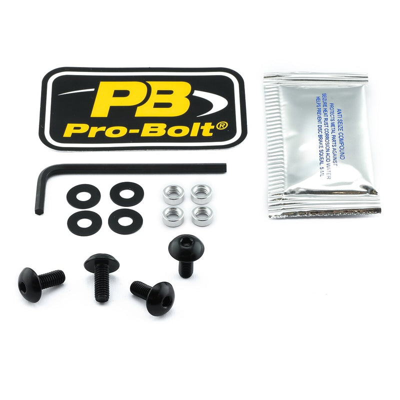 Aluminium Screen Bolt Kit Black For KTM ADVENTURE 1190 ABS 2013-2016