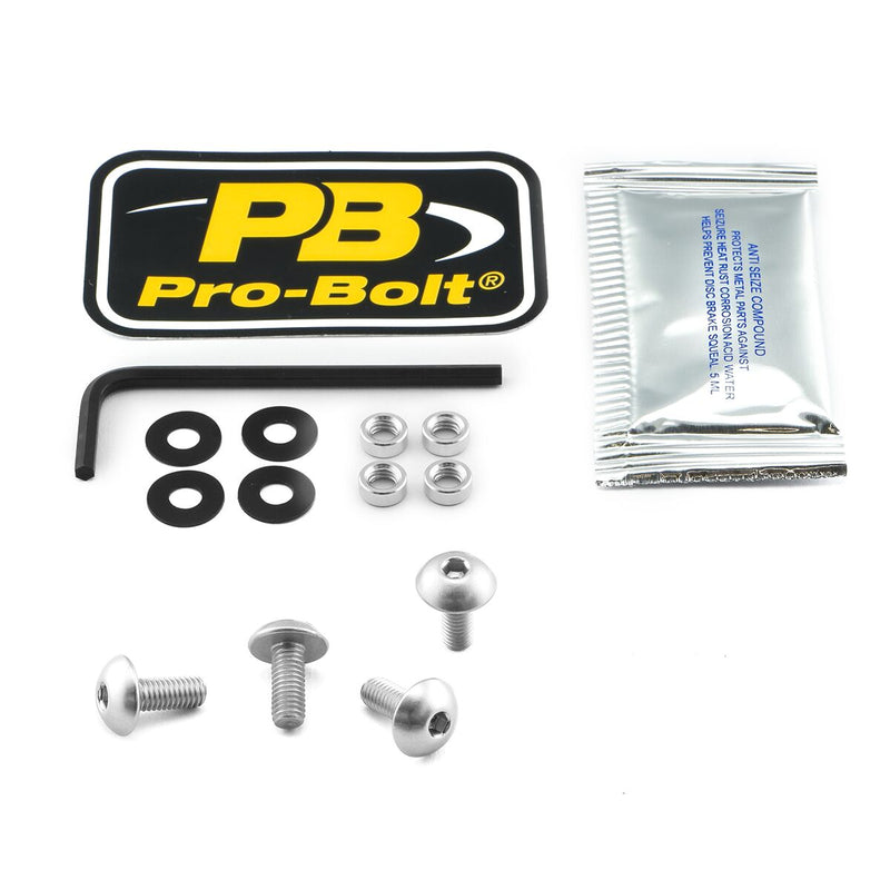 Aluminium Screen Bolt Kit Silver For KTM ADVENTURE 1190 ABS 2013-2016