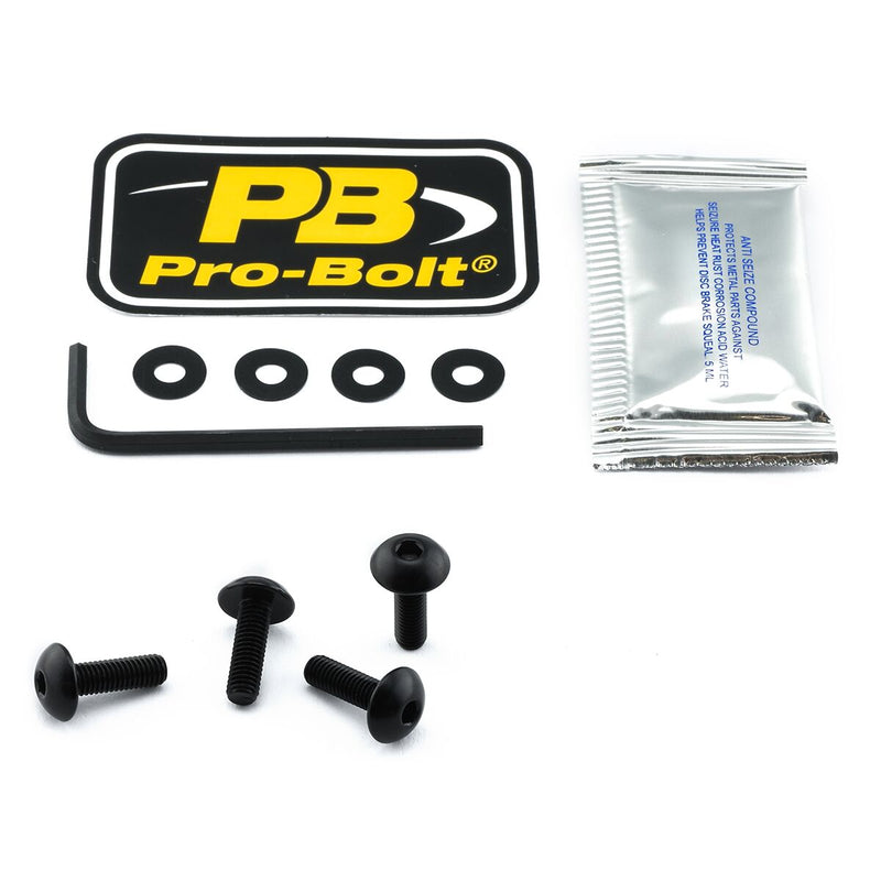 Aluminium Screen Bolt Kit Black For Kawasaki Z 1000 ABS 2017-2020