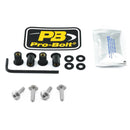 Aluminium Screen Bolt Kit Silver For Aprilia PEGASO 650 FACTORY 2007