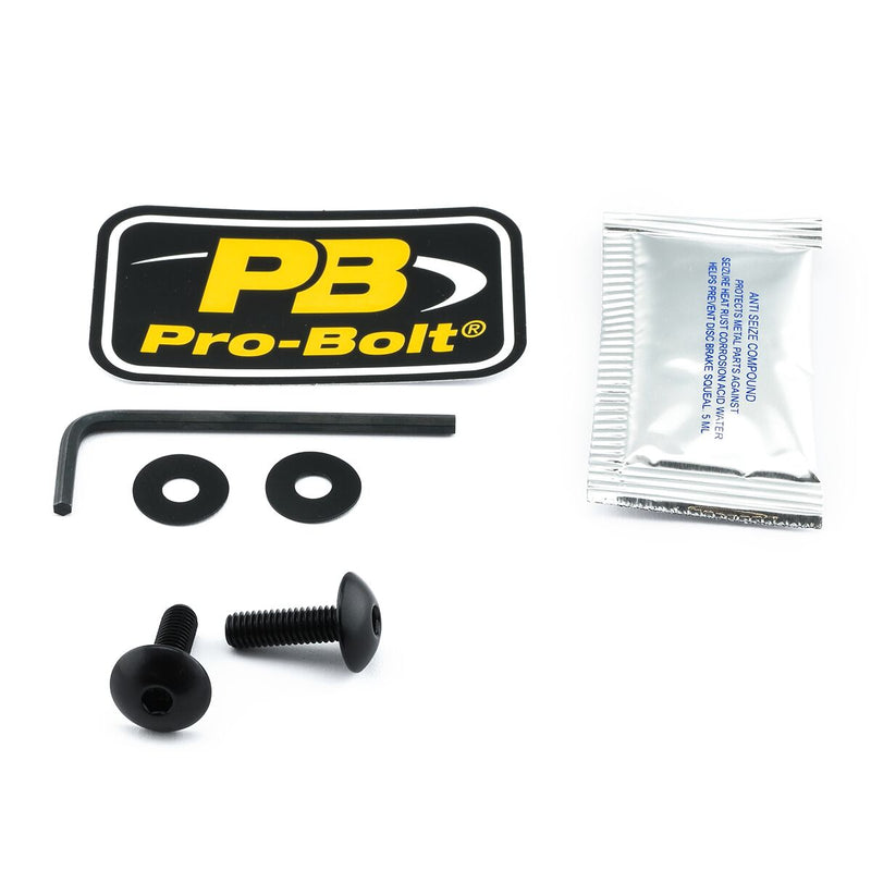 Aluminium Screen Bolt Kit Black For Yamaha MT-03 ABS 2016-2022
