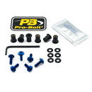 Aluminium Screen Bolt Kit Blue For BMW F 800 GS 2008-2012