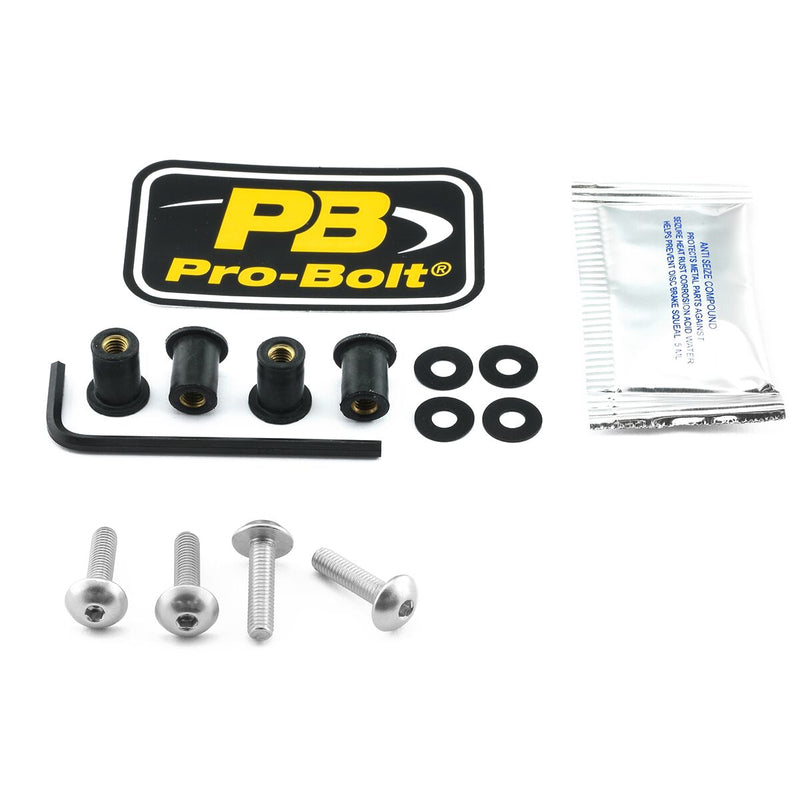 Aluminium Screen Bolt Kit Silver For BMW S 1000 XR ABS 2015-2021