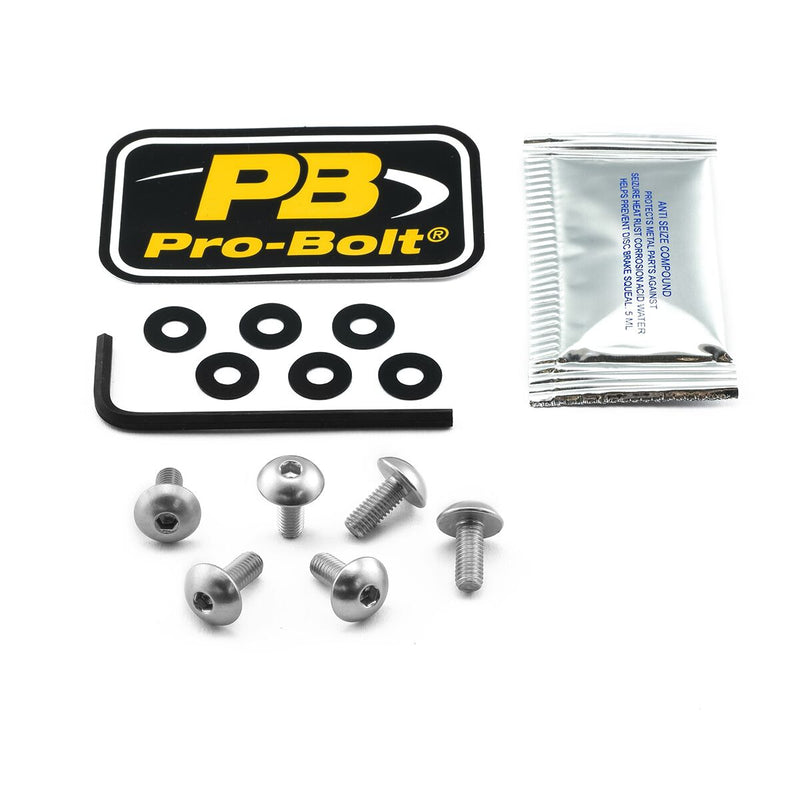 Aluminium Screen Bolt Kit Silver For BMW R 1250 GS ABS 2019-2024