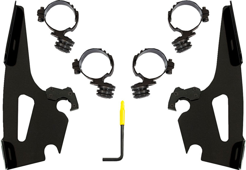 Batwing Fairing Trigger Lock Mounting Kit Black For Honda CMX 1100 ABS 2021-2024