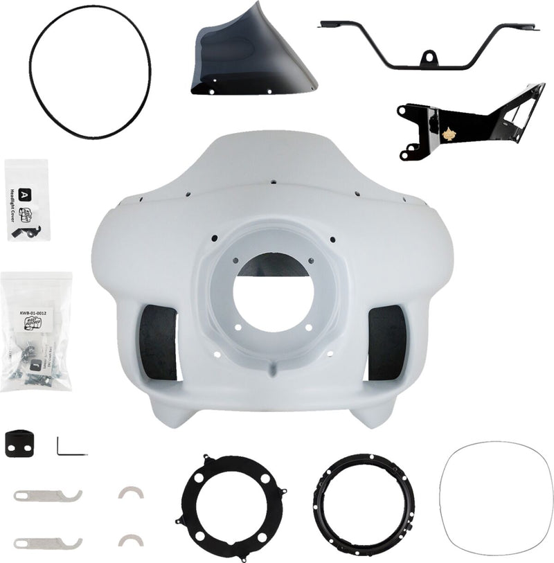 FXRP-Style Fairing Kit Black / Powder-Coated / Primed / White For Harley Davidson FLHR 1340 1997-1998