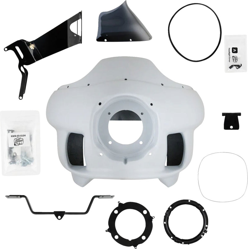 FXRP-Style Fairing Kit Black / Powder-Coated / Primed / White For Harley Davidson FXD 1340 1995-1998