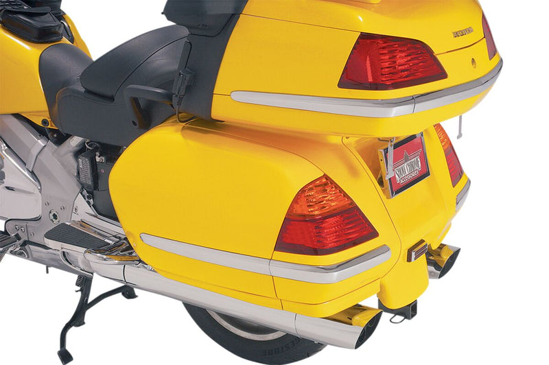 Saddlebag Molding Inserts Chrome For Honda GL 1800 2001-2010