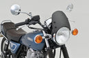 Aluminum Meter Visor With Bracket Set Black For Yamaha SR 400 2014-2018