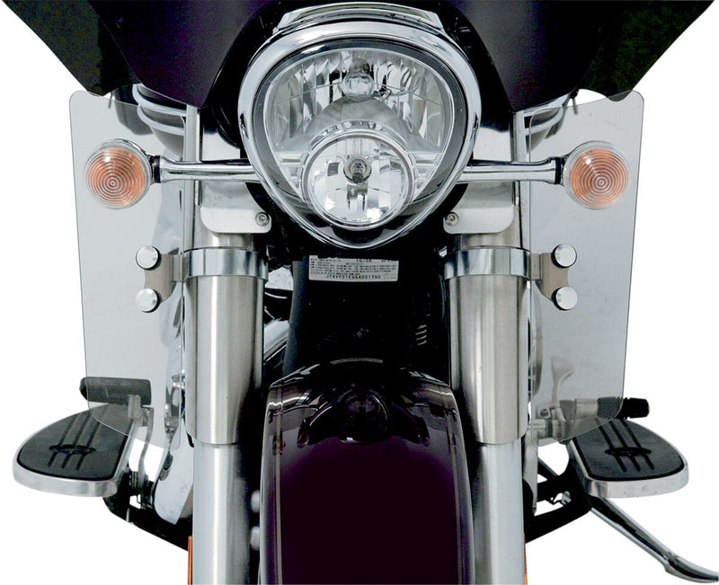 Fork Deflectors Chrome For Honda VT 1100 C2 2001-2007 - 35.5 CM