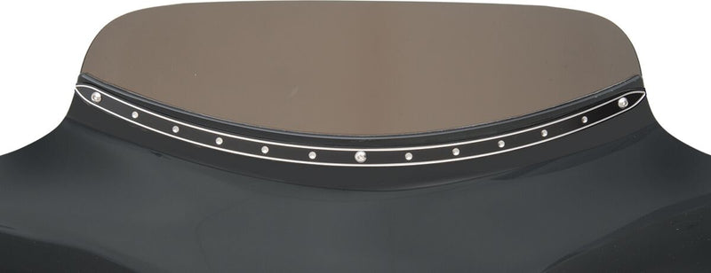 Batwing Fairing Windshield Trim Black For Harley Davidson FLD 1690 2012-2013