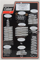 Complete Motor Bolt Kit Chrome / Polished / Silver For Harley Davidson XL 1200 C 2004-2020