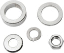 Axle Spacer/Nut Kit Chrome / Silver For Harley Davidson FXD 1450 2004-2005