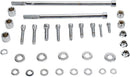 Motor Mount Kit Chrome / Polished / Silver For Harley Davidson FLS 1690 2012-2017