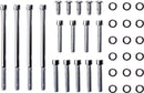 Primary And Derby Cover Bolt Kit Chrome / Polished / Silver For Harley Davidson FLD 1690 ABS 2012-2015