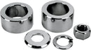 Axle Spacer/Nut Kit Chrome / Silver For Harley Davidson FXD 1584 2007