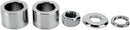 Axle Spacer/Nut Kit Chrome / Silver For Harley Davidson FXD 1584 2008-10