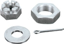 Axle Nut Kits Cadmium Plated / Silver For Harley Davidson FLB 1200 1966-1969