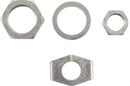 Axle Nut Kits Cadmium Plated / Silver For Harley Davidson E 1000 1936-1952