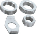 Axle Nut Kits Cadmium Plated / Silver For Harley Davidson E 1000 1936-1952
