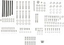 Complete Stock Hardware Kit Cadmium Plated / Silver For Harley Davidson E 1000 1948-1952