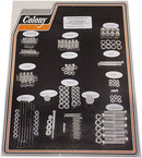 Complete Stock Hardware Kit Cadmium Plated / Silver For Harley Davidson FL 1200 1958-1964