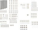 Complete Stock Hardware Kit Cadmium Plated / Silver For Harley Davidson FLB 1200 1966-1969