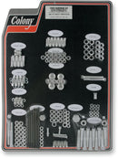 Complete Stock Hardware Kit Cadmium Plated / Silver For Harley Davidson FLB 1200 1966-1969