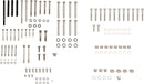 Complete Stock Hardware Kit Cadmium Plated / Silver For Harley Davidson XLC 900 1958