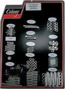 Complete Stock Hardware Kit Cadmium Plated / Silver For Harley Davidson XLC 900 1958