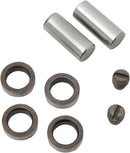 Handlebar Throttle/Spark Roller and Pin Kit Silver For Harley Davidson FL 1200 1954-1973