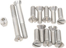 Transmission Top Cover Screw Kit Cadmium Plated / Silver For Harley Davidson E 1000 1936-1952