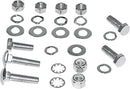 Transmission Mount Hardware Kit Chrome / Silver For Harley Davidson FL 1200 1977