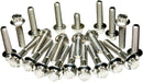 Dress-Up 12-Point Cam Cover/Lifter Block Fastener Kit Polished / Silver