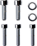 Caliper Mounting Bolt Kit Chrome / Silver For Harley Davidson FLHR 1584 2008-2011