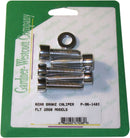 Caliper Mounting Bolt Kit Chrome / Silver For Harley Davidson FLHR 1584 2008-2011