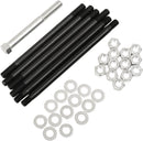 Motor Case Stud Kit Black / Cadmium Plated / Silver For Harley Davidson E 1000 1946-1947