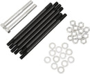 Motor Case Stud Kit Black / Cadmium Plated / Silver For Harley Davidson FLB 1200 1966-1969