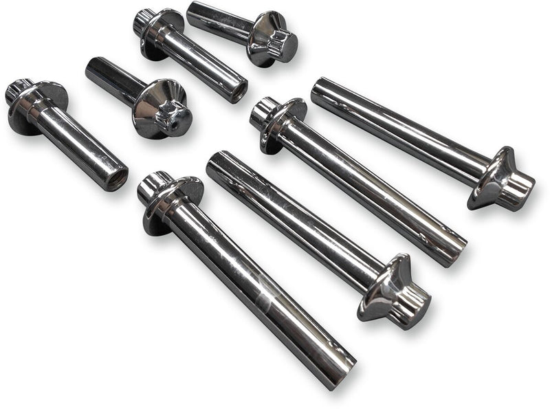 Head Bolt Set Silver / Zinc-Plated For Harley Davidson FLD 1690 2012-2013