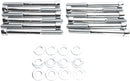 Motor Case Set Chrome / Polished / Silver For Harley Davidson FLHR 1750 2017-2018