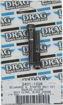 M8 Bolt Kit Starter Knurled Allen Head Black